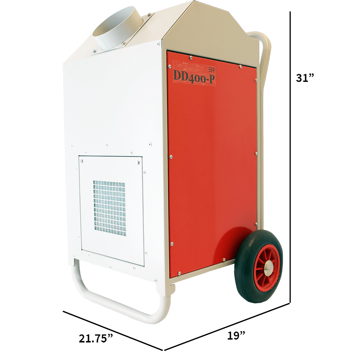 Ebac DD400-P Desiccant Dehumidifier - Dimensions