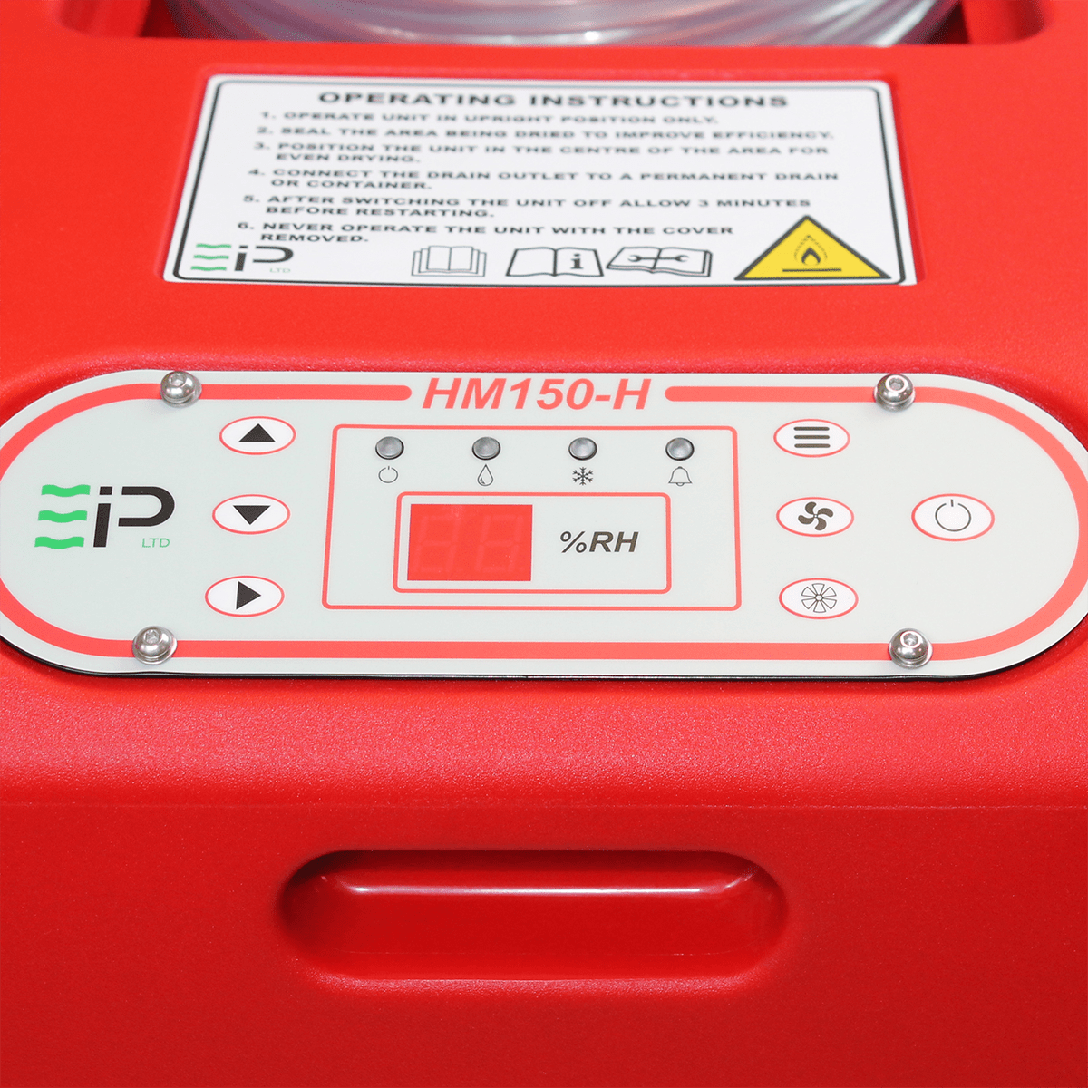 Ebac HM150 Flood Restoration Dehumidifier - Electronic - Control Panel
