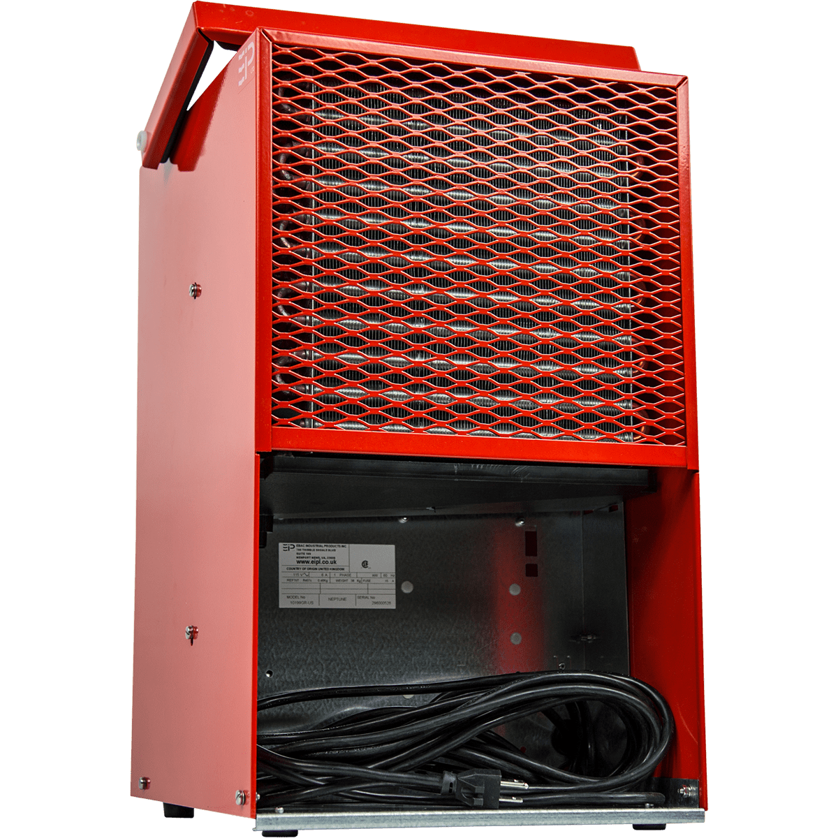Ebac Neptune Dehumidifier - back