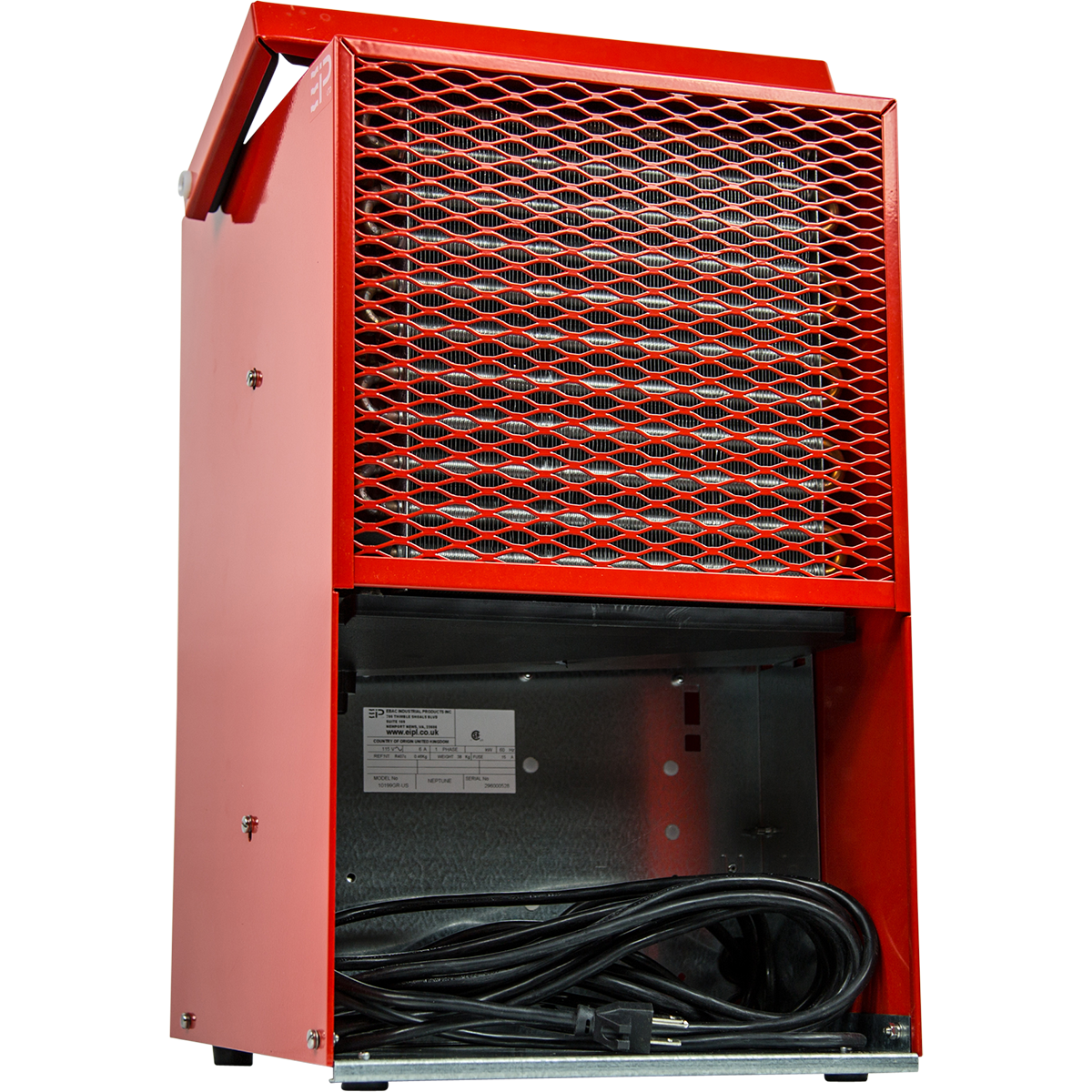Ebac Neptune Dehumidifier - back