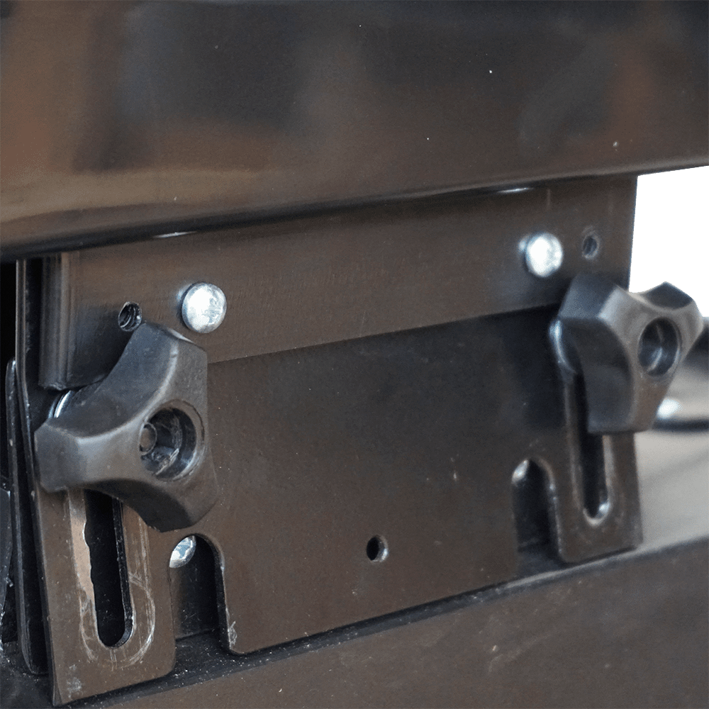 Cyclone 737 Commercial Portable Misting Stand Fan w/ Reservoir - 18-gal. Black - Tilting Mechanism