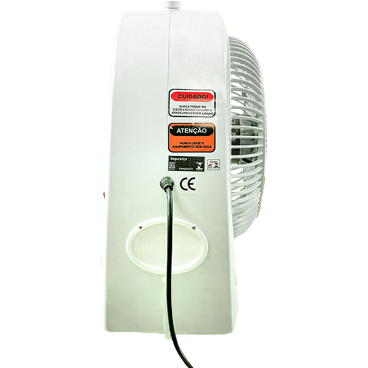 EcoJet by Joape Bob Misting Table Fan - White - Left Side View