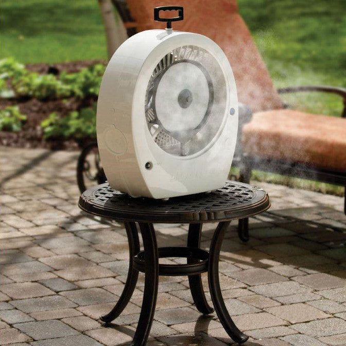 Ecojet Joape Bob Misting Table Fan White Lifestyle 1