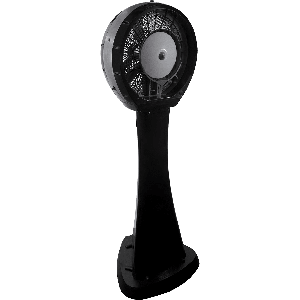 EcoJet by Joape Hurricane 660 Commercial Portable Misting Stand Fan w/ Reservoir 26-gal. Black - Angle