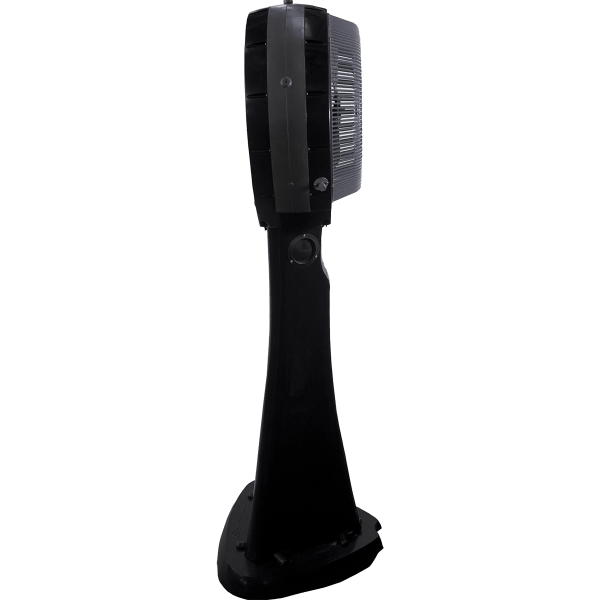 EcoJet by Joape Hurricane 660 Commercial Portable Misting Stand Fan w/ Reservoir 26-gal. Black - Left Side