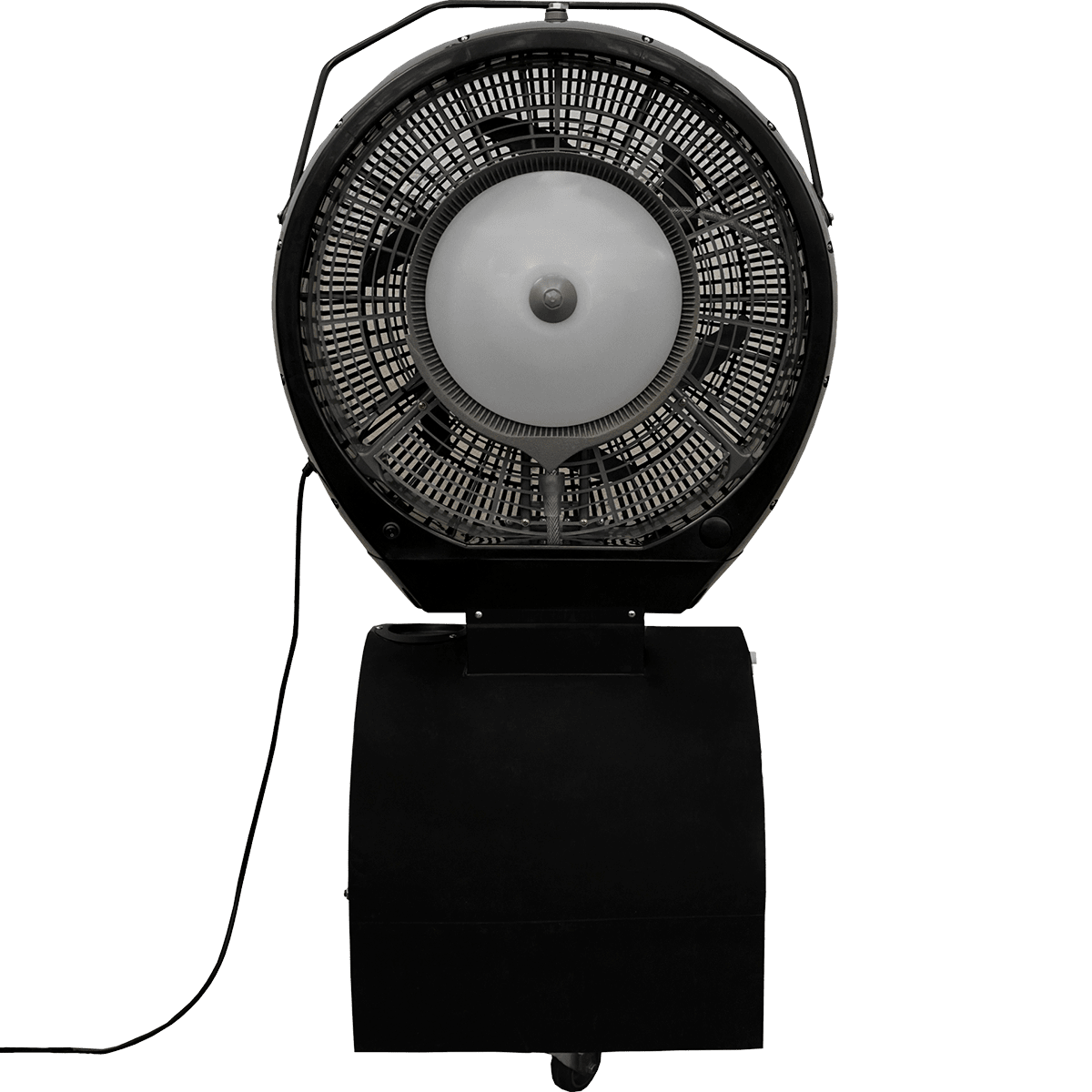 EcoJet by Joape Hurricane 660 Commercial Portable Misting Stand Fan w/ Reservoir 18-gal. Black
