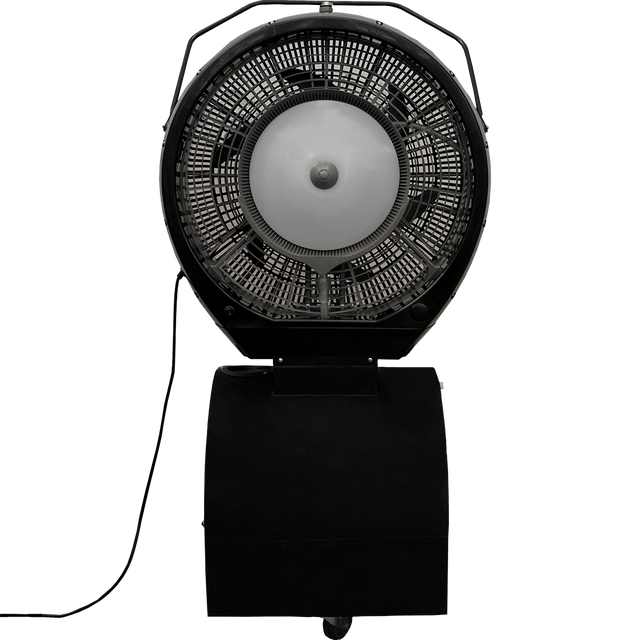 EcoJet by Joape Hurricane 660 Commercial Portable Misting Stand Fan w/ Reservoir 18-gal. Black