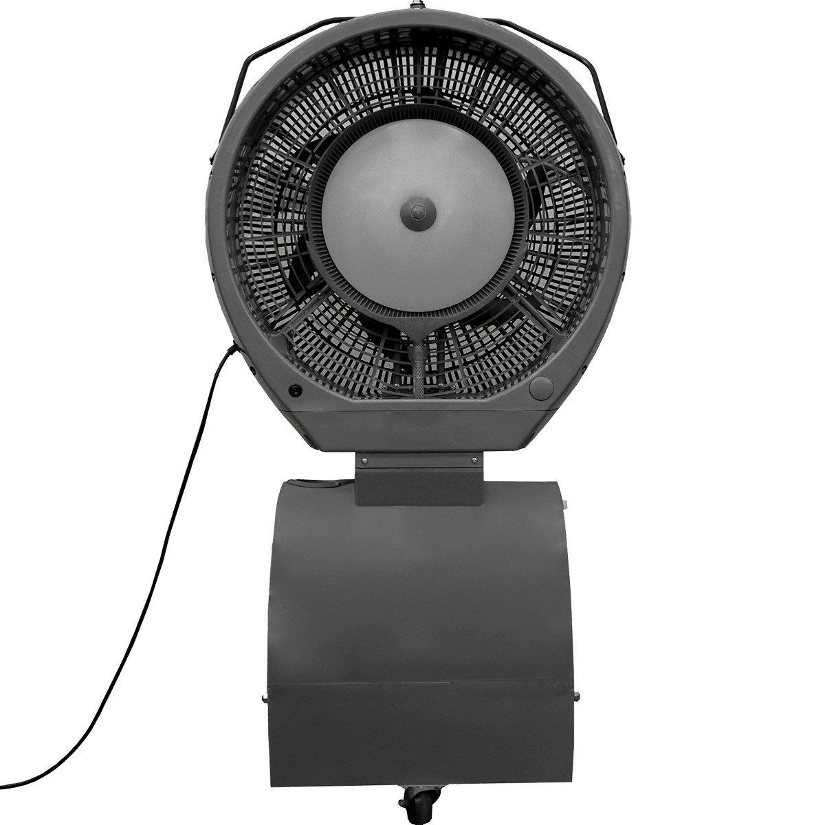 EcoJet by Joape Hurricane 660 Commercial Portable Misting Stand Fan  w/ Reservoir - 18-gal. Grey