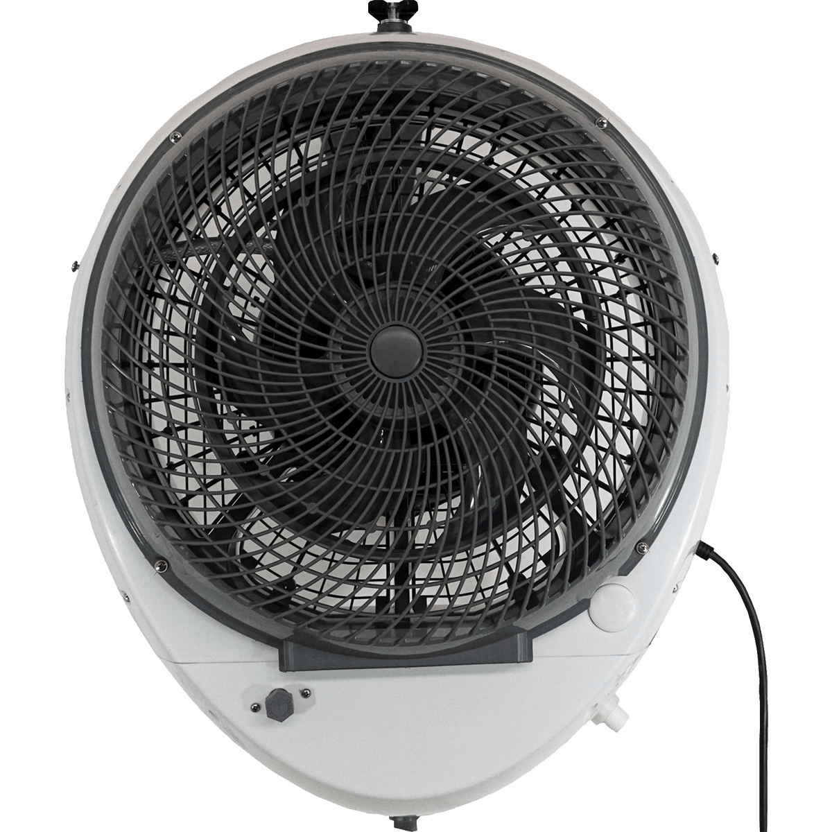 EcoJet by Joape Hurricane 660 Commercial Wall Mount Misting Fan - White Back View