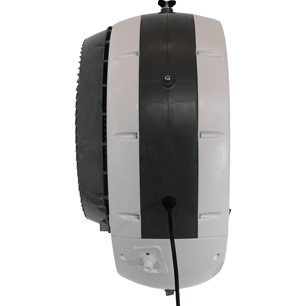 EcoJet by Joape Hurricane 660 Commercial Wall Mount Misting Fan - White Right Side View