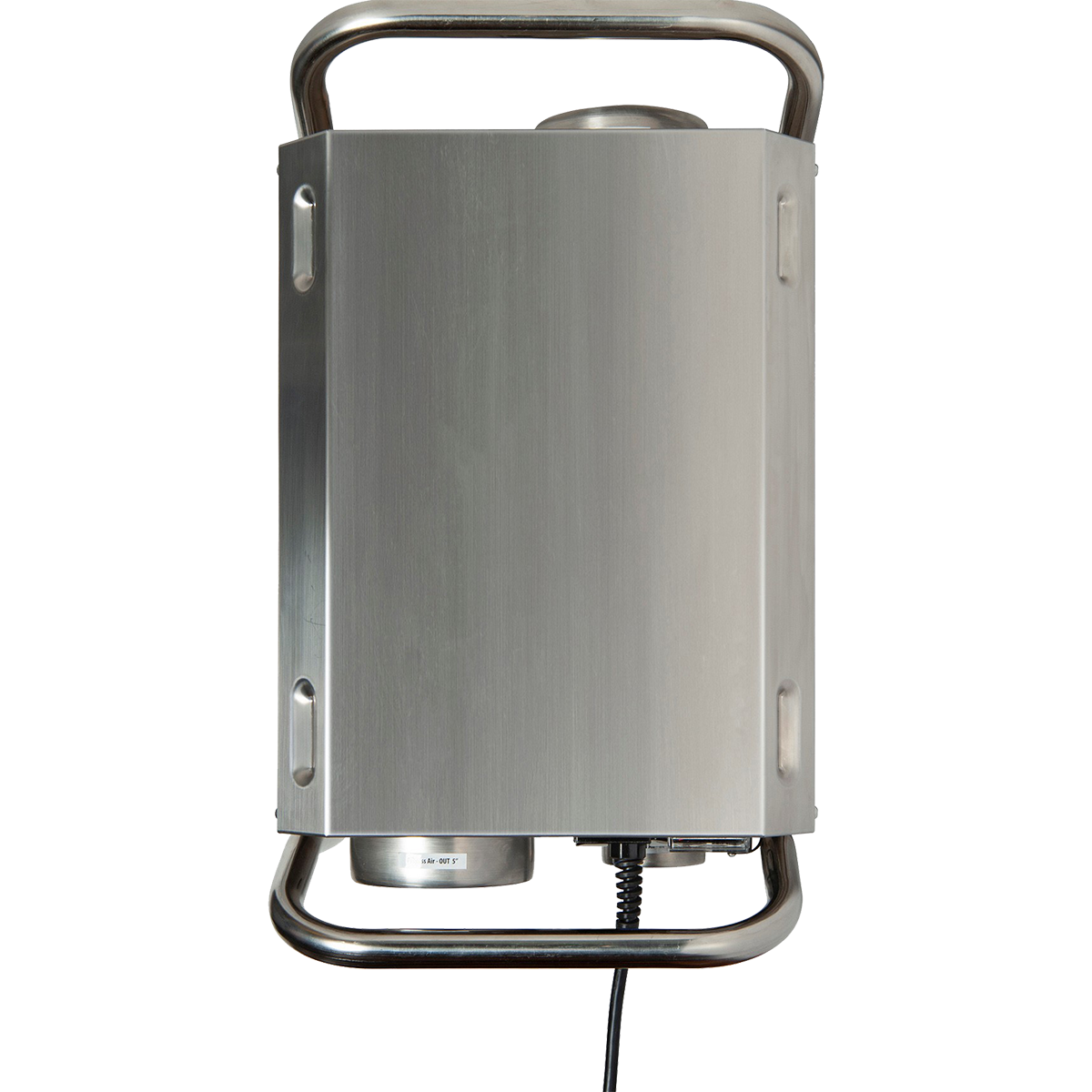 Ecor Pro DryFan 200 Pint Stainless Steel Desiccant Dehumidifier - Top