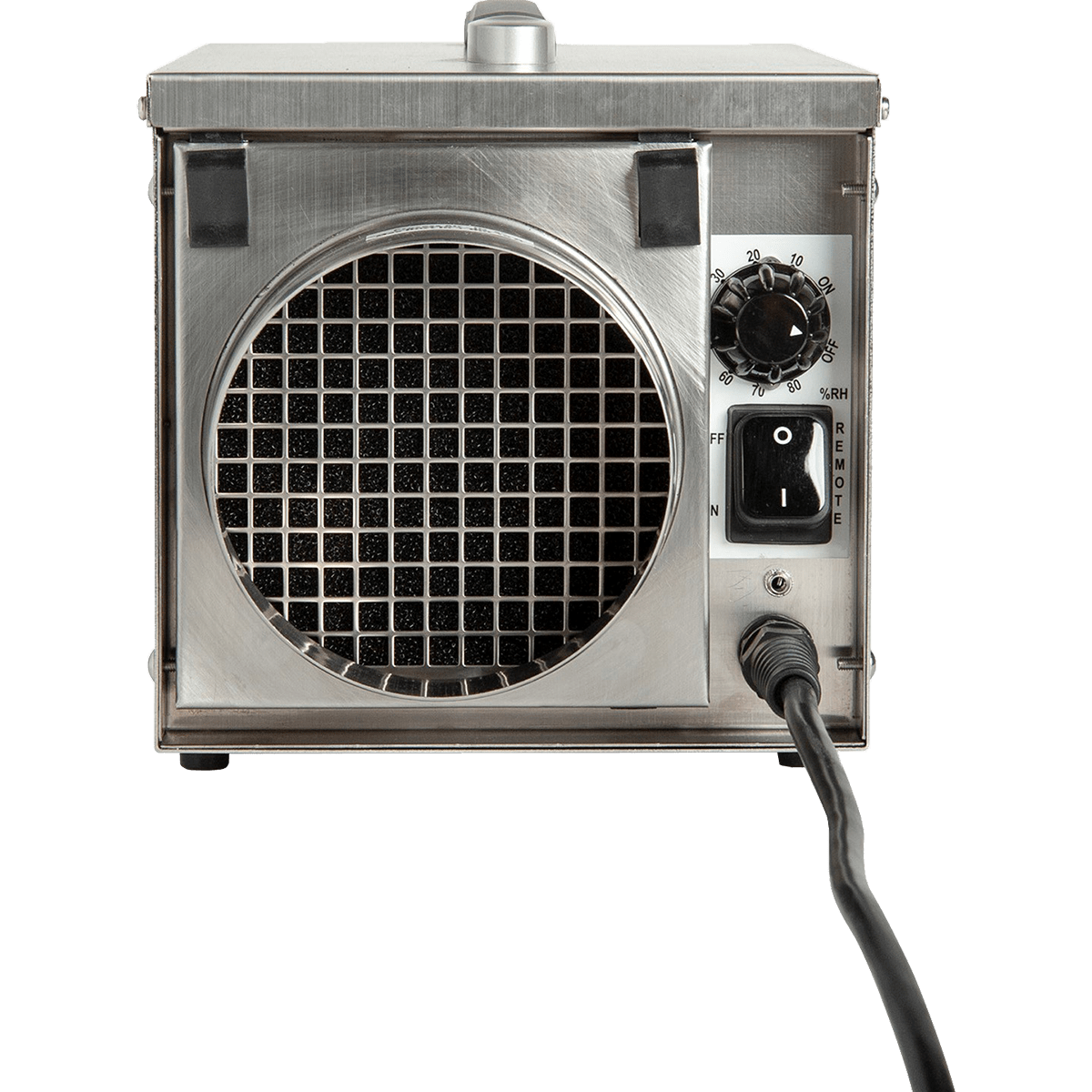 Ecor Pro DryFan 50 Pint Stainless Steel Desiccant Dehumidifier - Front