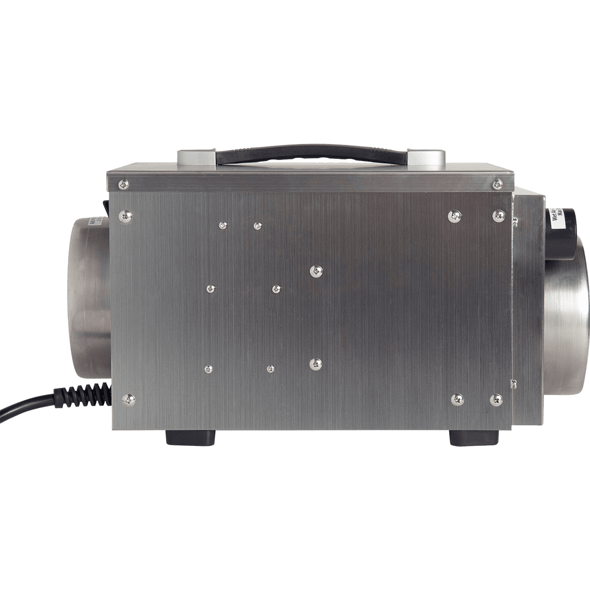 Ecor Pro DryFan 50 Pint Stainless Steel Desiccant Dehumidifier - Side