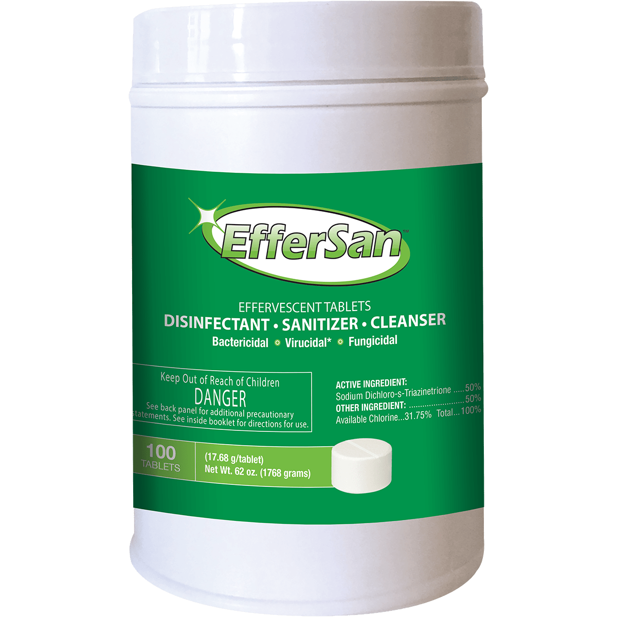 EfferSan HOCI Disinfectant Tablets - 17.68g