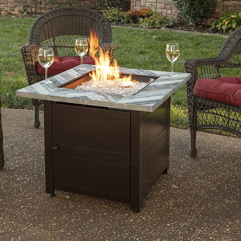 Endless Summer Duvall LP Outdoor Gas Fire Pit - Out side Fire Pit