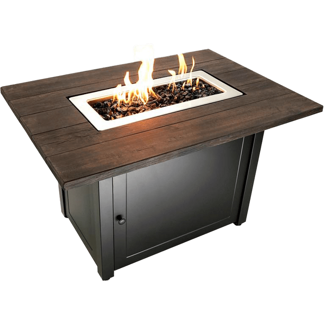 Endless Summer Marc Rectangular LP Outdoor Gas Fire Pit Table - Main