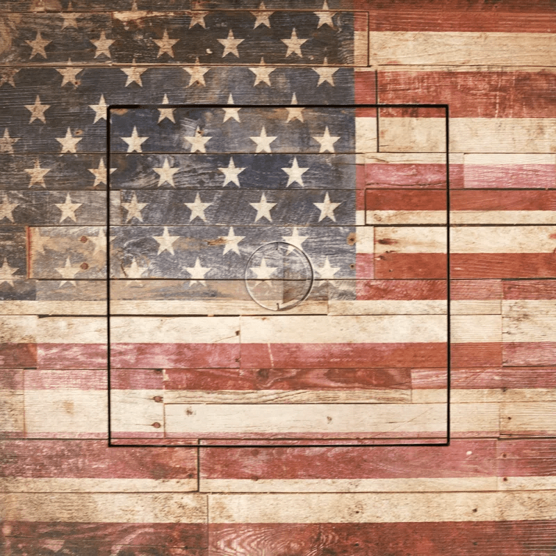 Endless Summer The Liberty Square LP Gas Outdoor Fire Pit - Top w/ Cover