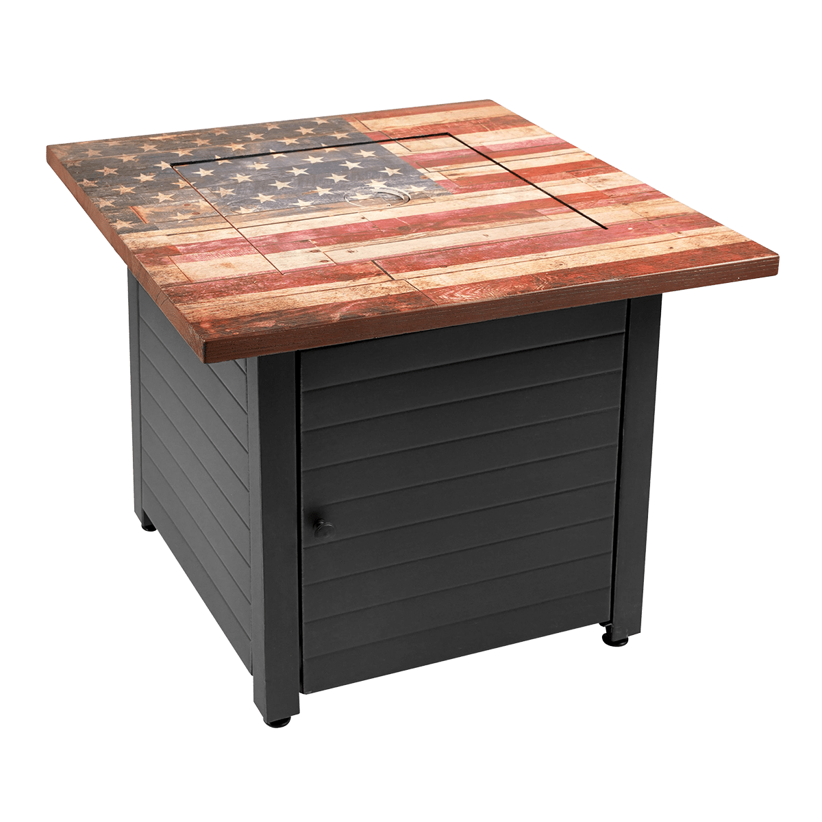 Endless Summer The Liberty Square LP Gas Outdoor Fire Pit - w/ Cover