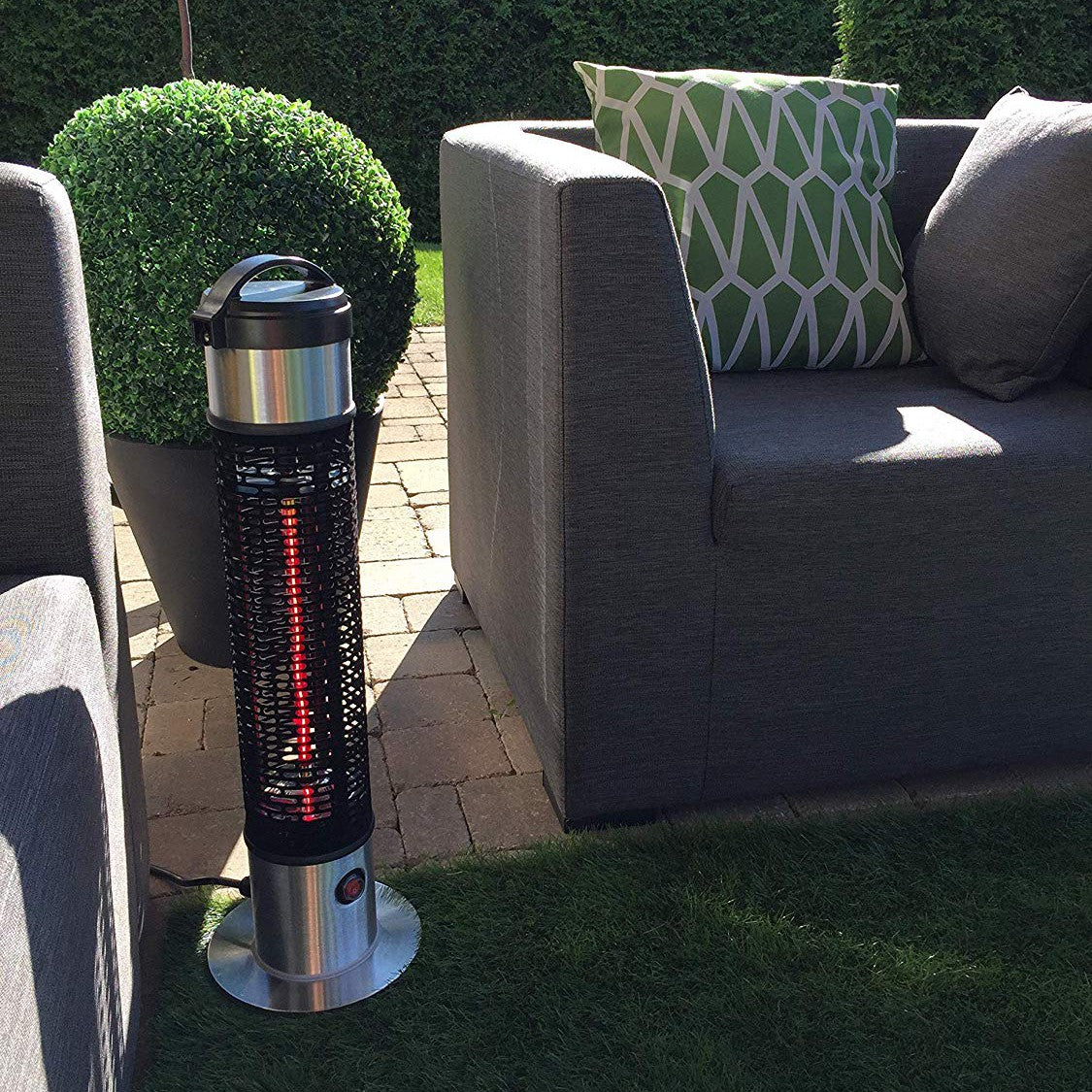 Ener-G+ 1000 Watt Electric Patio Heater - in Outdoor Seating Area