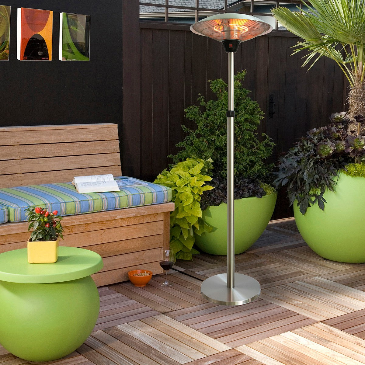 Ener-G+ Pole Mounted Freestanding Infrared Outdoor Heater