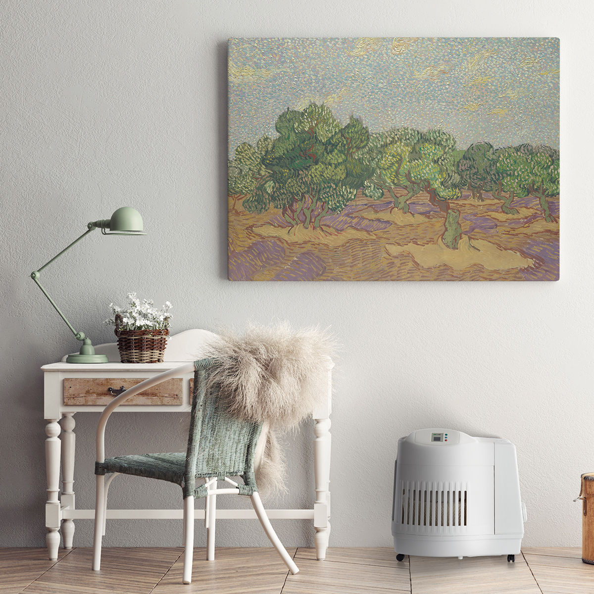 AIRCARE Evaporative Whole-House Console Cool Mist Humidifier For Up To 3,600 Sq. Ft. - Lifestyle 2