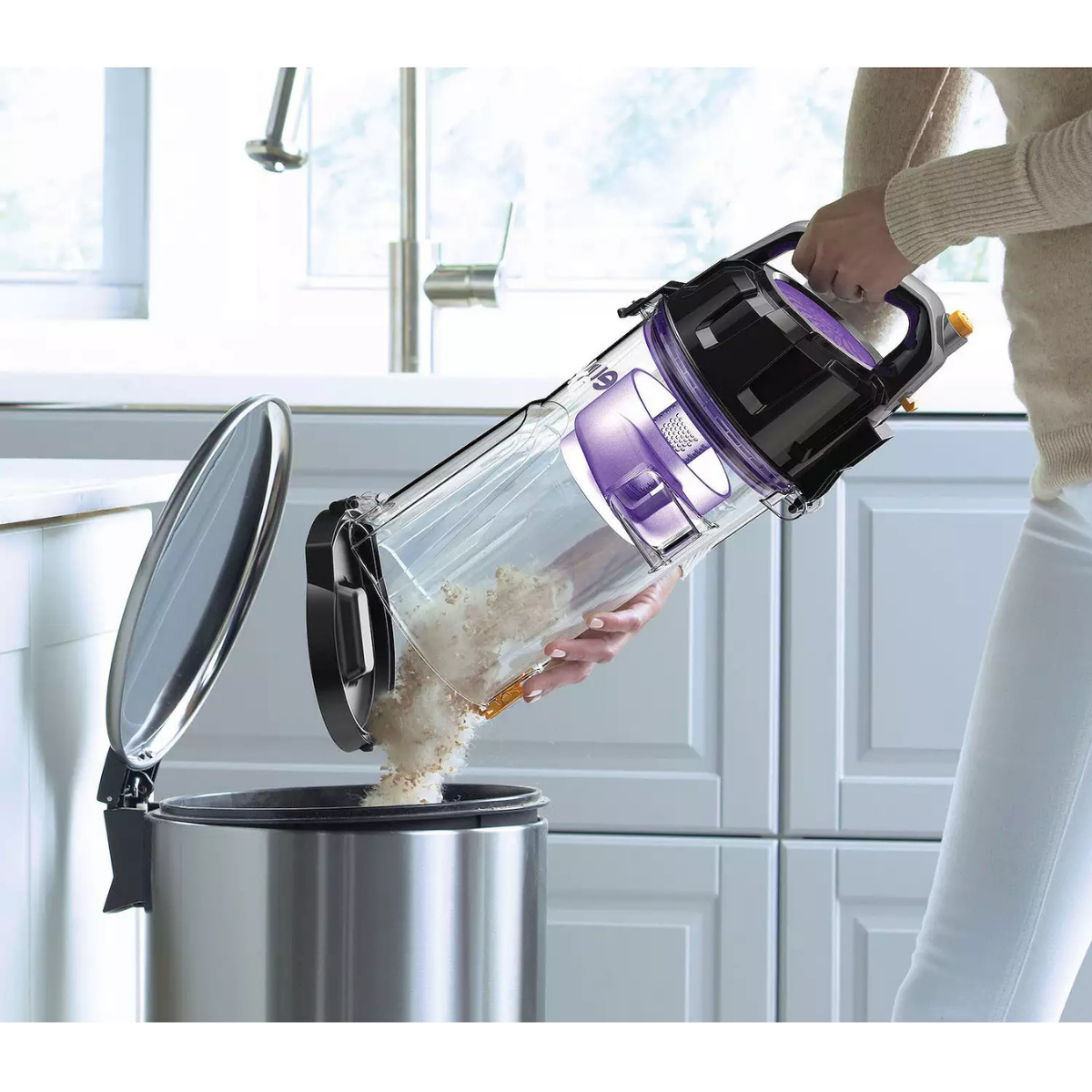 Eureka PowerSpeed Upright Vacuum - Bin Emptying