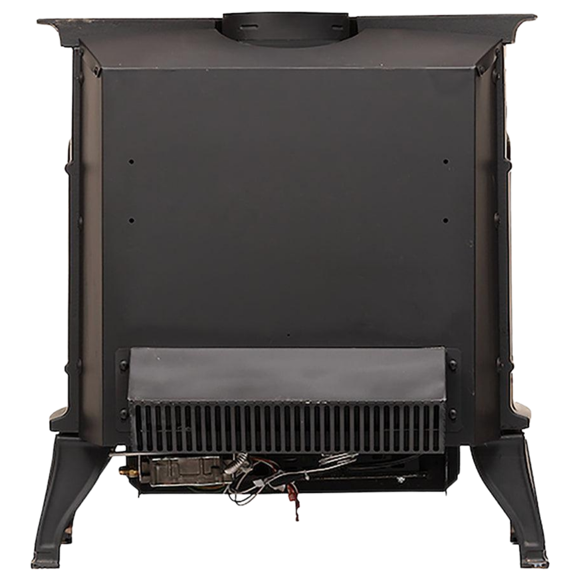 EverWarm Freestanding Vent Free Gas Stove on Legs - Back
