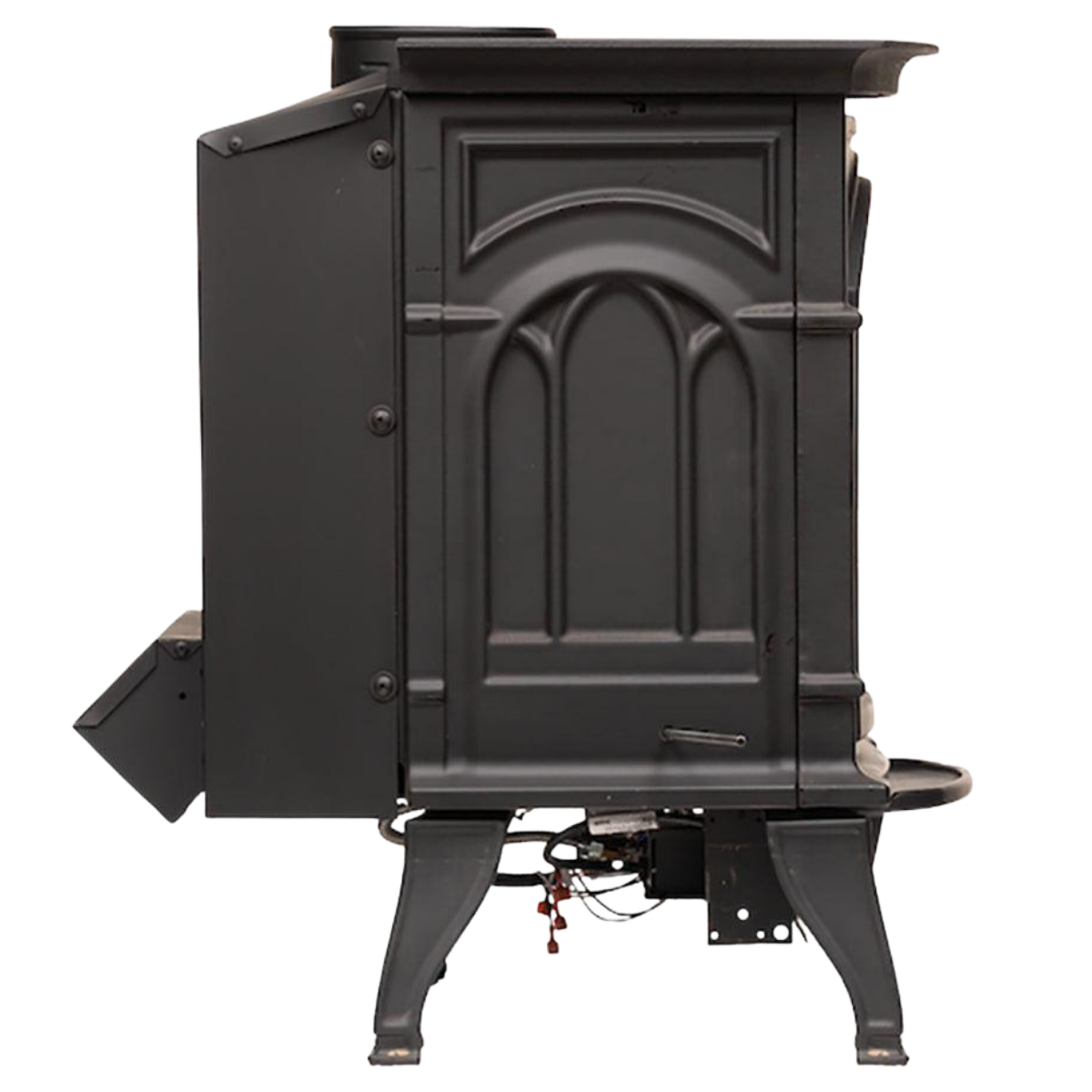 EverWarm Freestanding Vent Free Gas Stove on Legs - Side