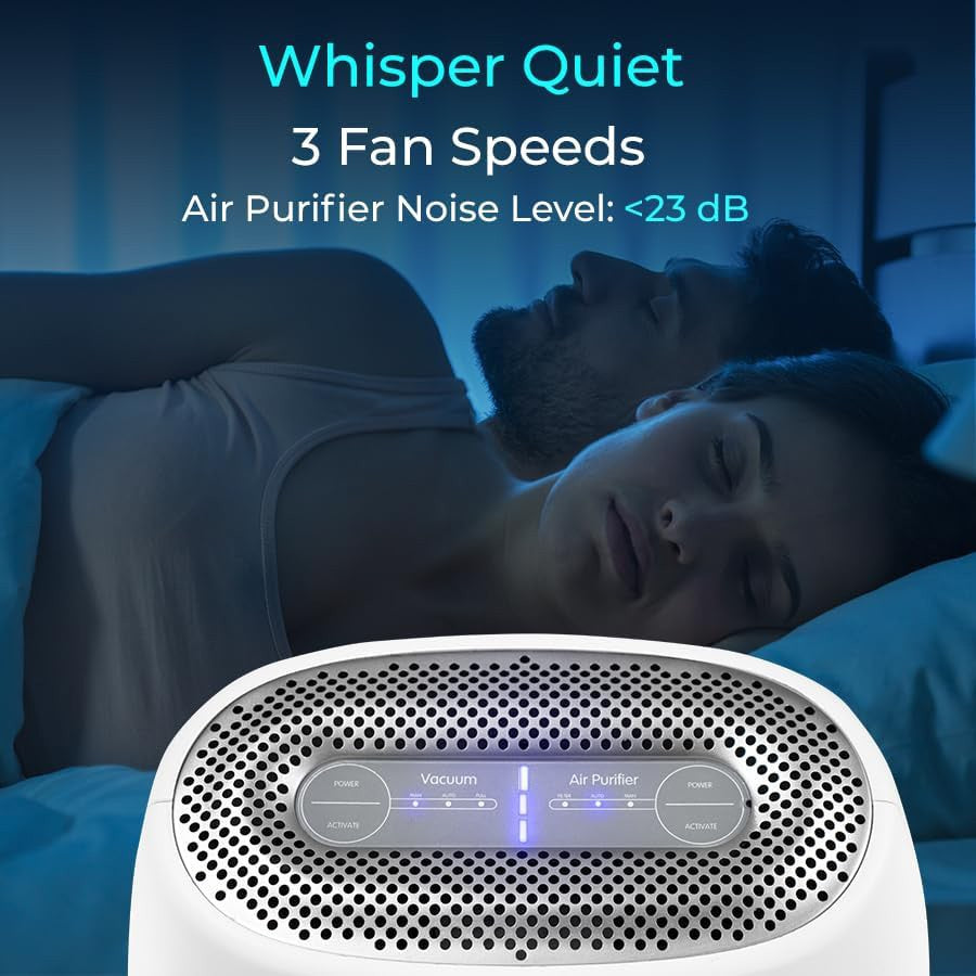 EyeVac Air Vacuum & Air Purifier - Whisper Tech