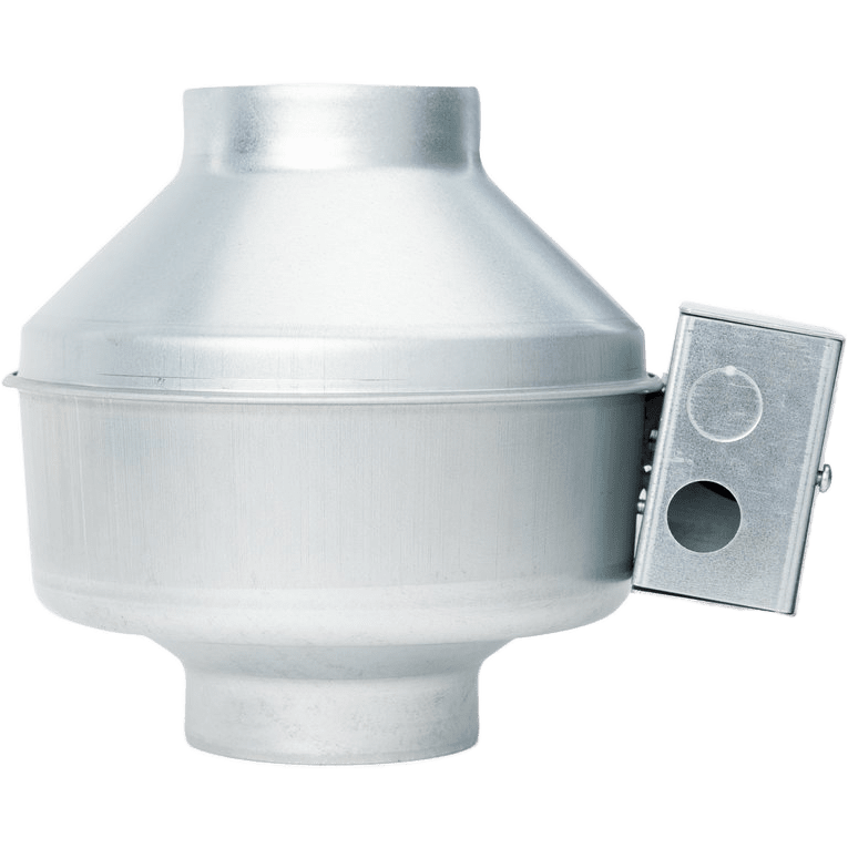 Fantech FG 4XL EC 4-Inch Inline Centrifugal Duct Fan w/ EC Motor - Side