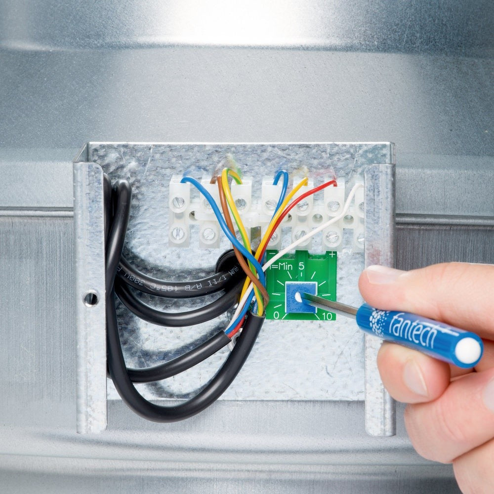 Fantech FG 4XL EC 4-Inch Inline Centrifugal Duct Fan w/ EC Motor - Wires