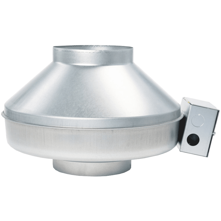 Fantech FG 6M EC 6-Inch Inline Centrifugal Duct Fan w/ EC Motor - Side