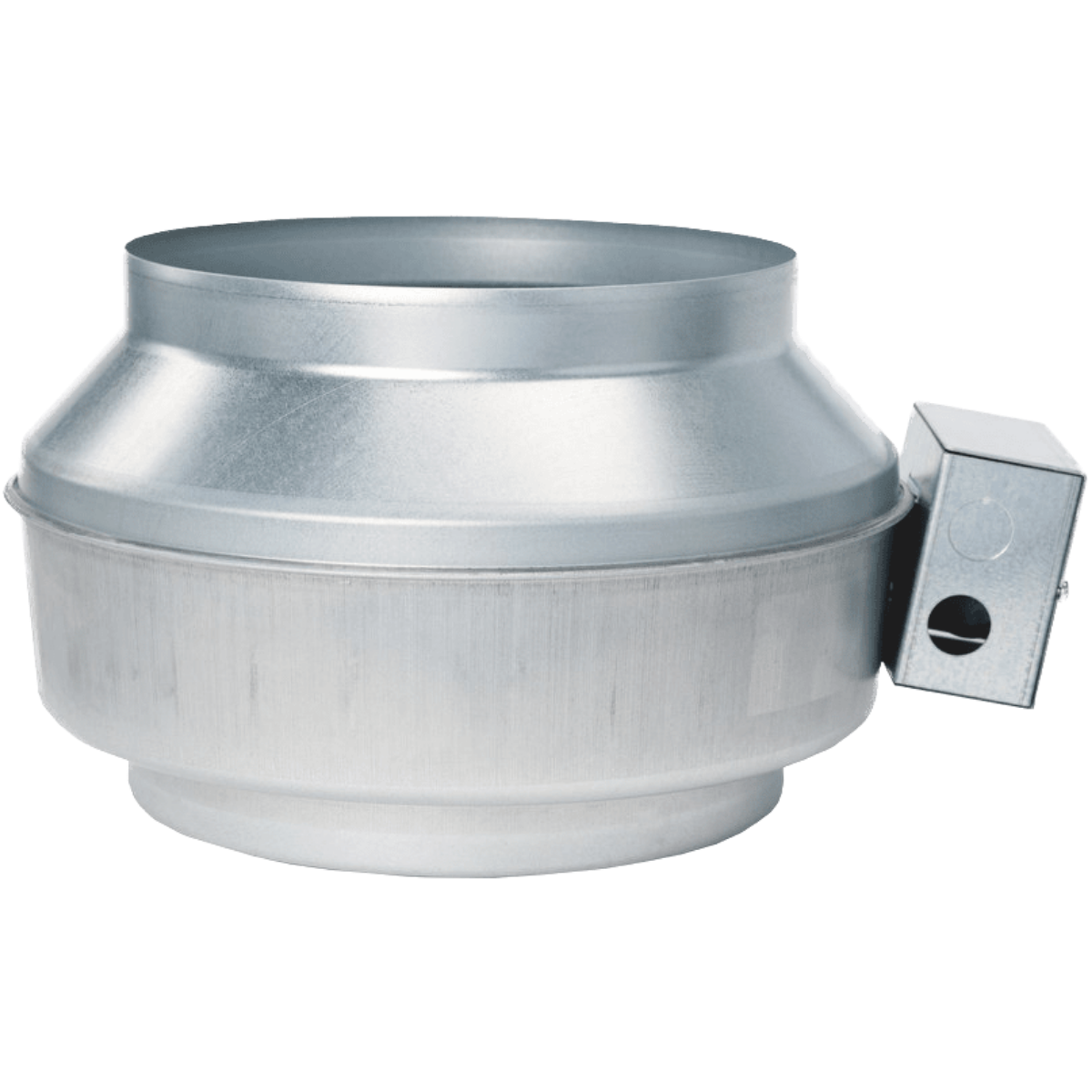 Fantech FG 10 10in. Inline Centrifugal Duct Fan - Side