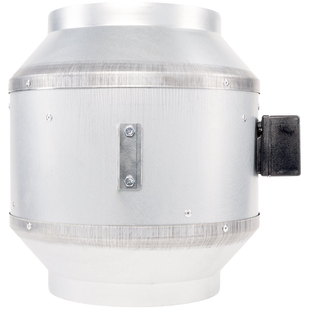 Fantech FKD 10 10-Inch Mixed Flow Inline Duct Fan - Side