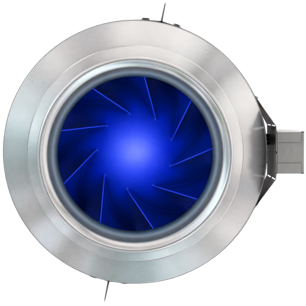 Fantech FKD 14 14in. Mixed Flow Inline Duct Fan XL - Front