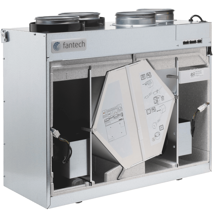 Fantech HERO 150H Heat Recovery Ventilator - Cross-Section