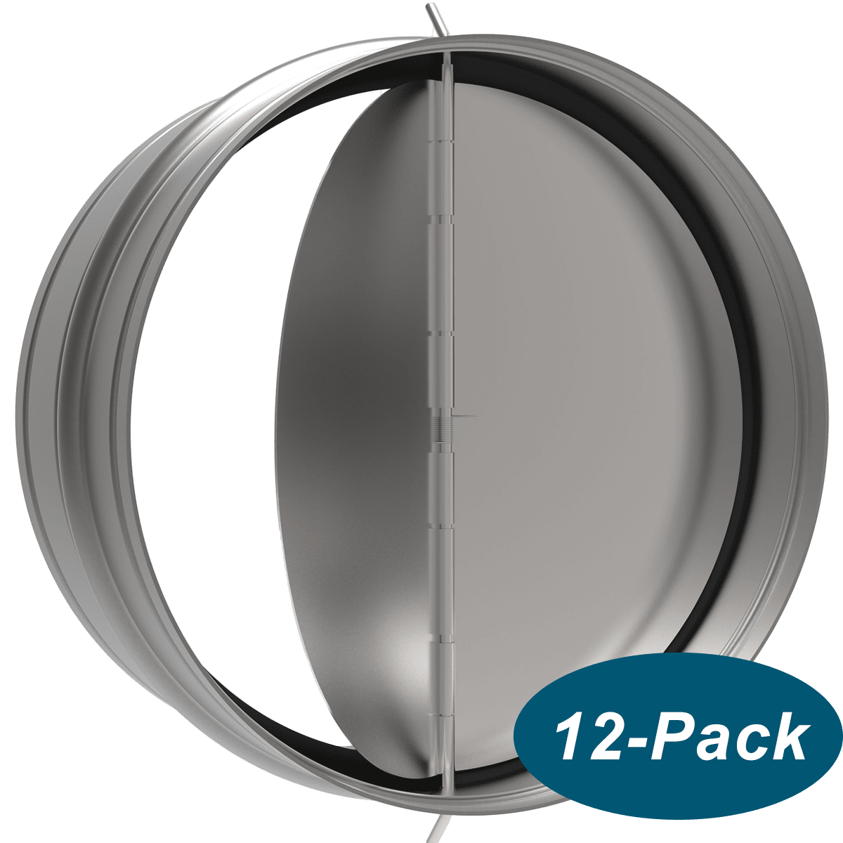 Fantech RSK6 6-Inch Duct Backdraft Damper - 12-Pack