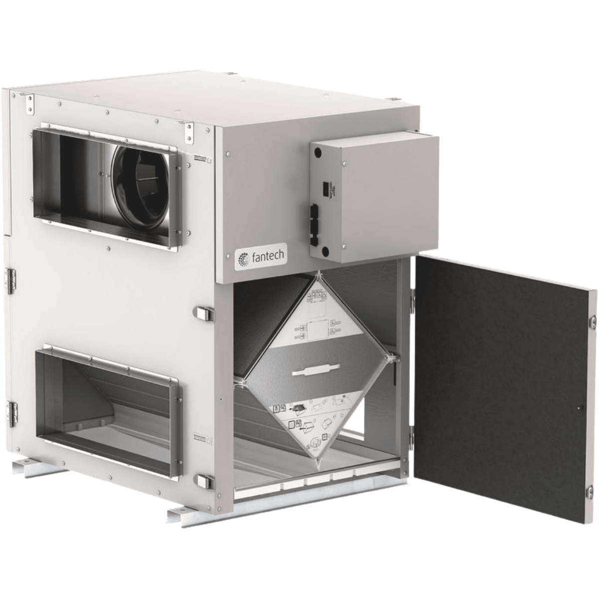Fantech SHR 800 Light Commercial Heat Recovery Ventilator - Open