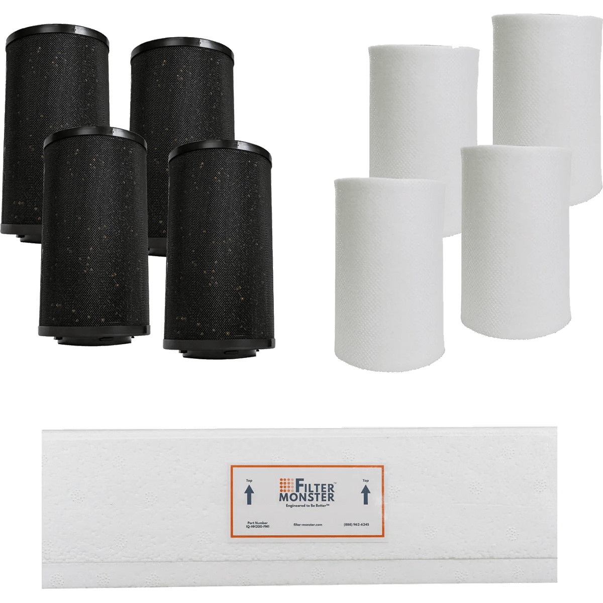 Filter Monster GC Multigas Replacement Filter Bundle (Comparable to IQAir™ GC Multigas™ for GC Multigas™ Series)
