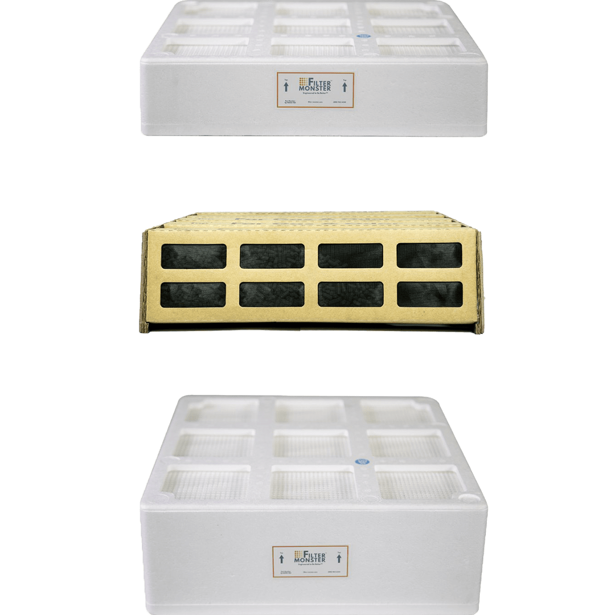 Filter-Monster Replacement Filters Compatible with IQAir HealthPro Plus Series Air Purifiers