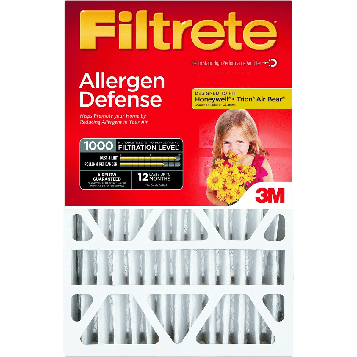 Filtrete 1000 MPR 20x25x4 Inch Allergen Reduction Filter