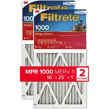 3M Filtrete Allergen Defense Furnace Filter - 16 x 25 x 1