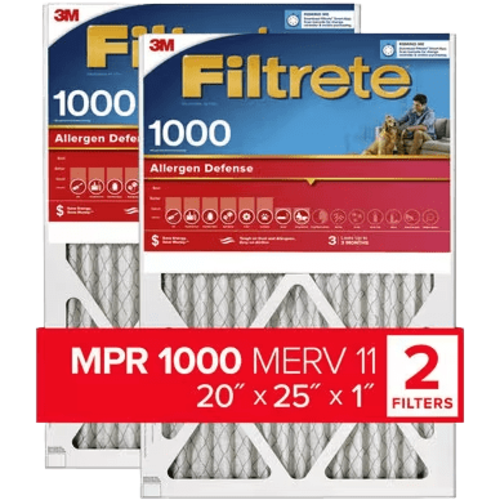3M Filtrete Allergen Defense Furnace Filter - 20 x 25 x 1