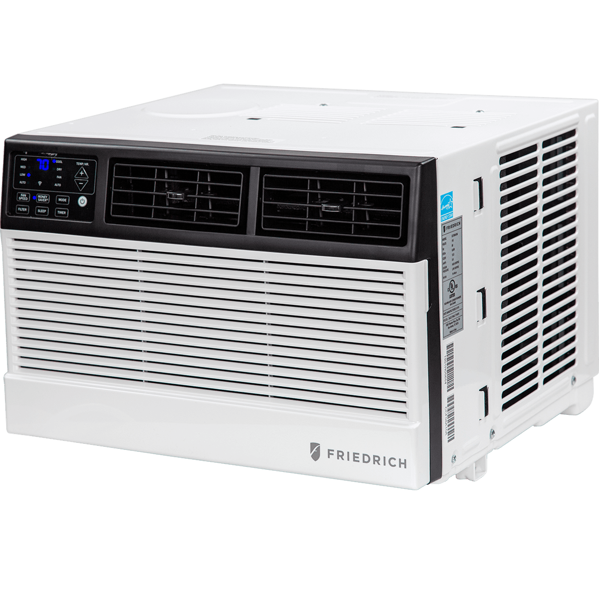 Friedrich Chill Premier 18,000 BTU Window AC w/ Slide Out Chassis - Left Angle