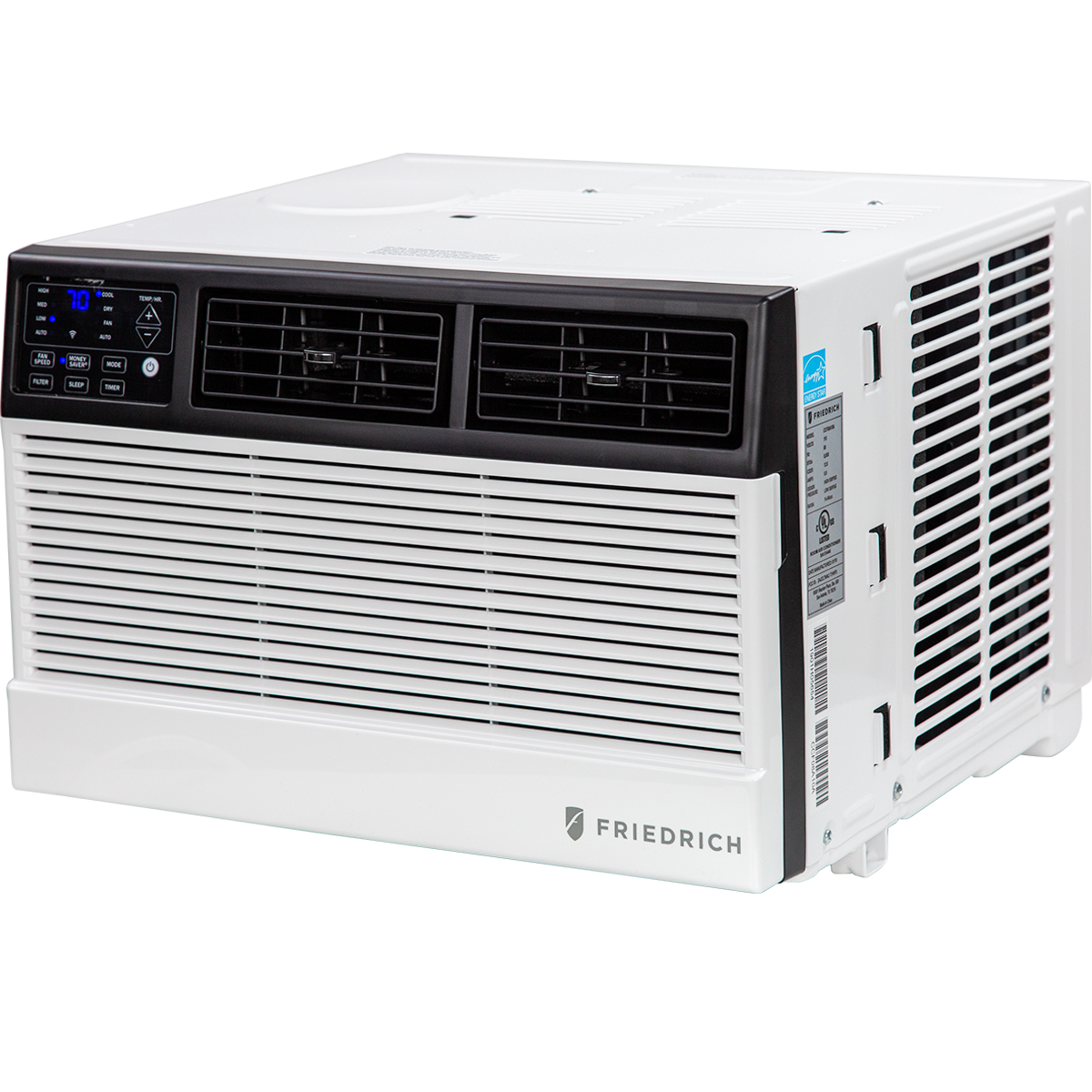 Friedrich Chill Premier 12,000 BTU Window AC w/ Slide Out Chassis - Left Angle