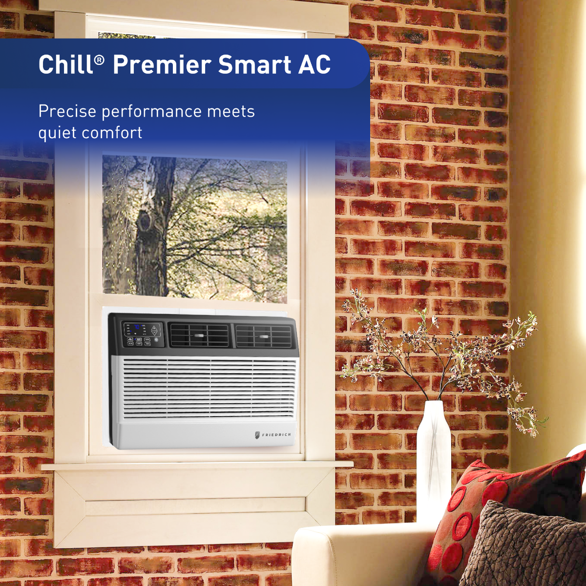 Friedrich Chill Premier Window Air Conditioner - Infographic 1