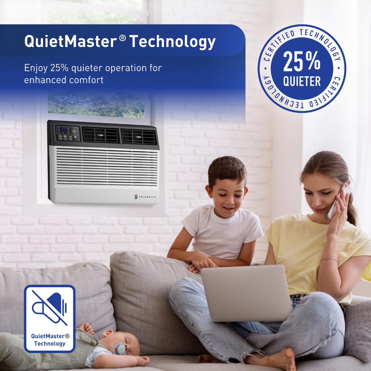 Friedrich Chill Premier Window Air Conditioner - Infographic 3