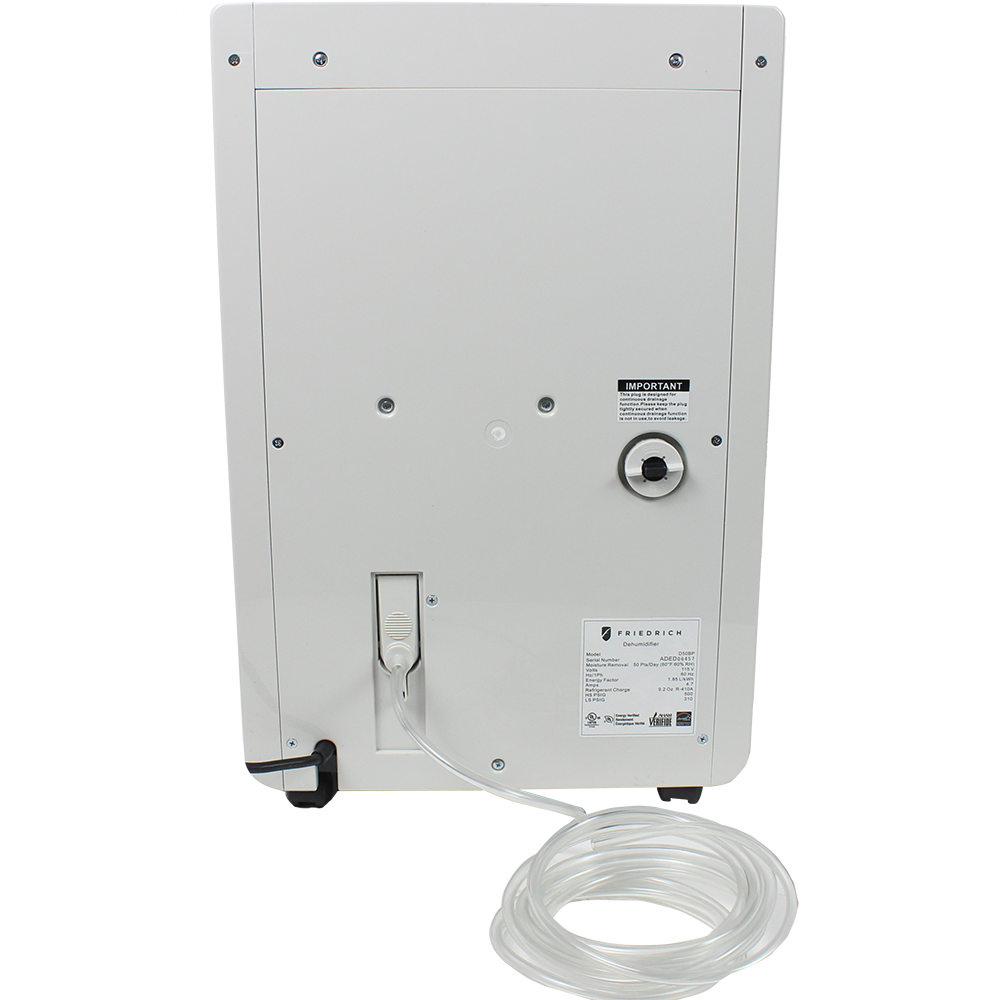Friedrich 50 Pint Energy Star Dehumidifier - pump