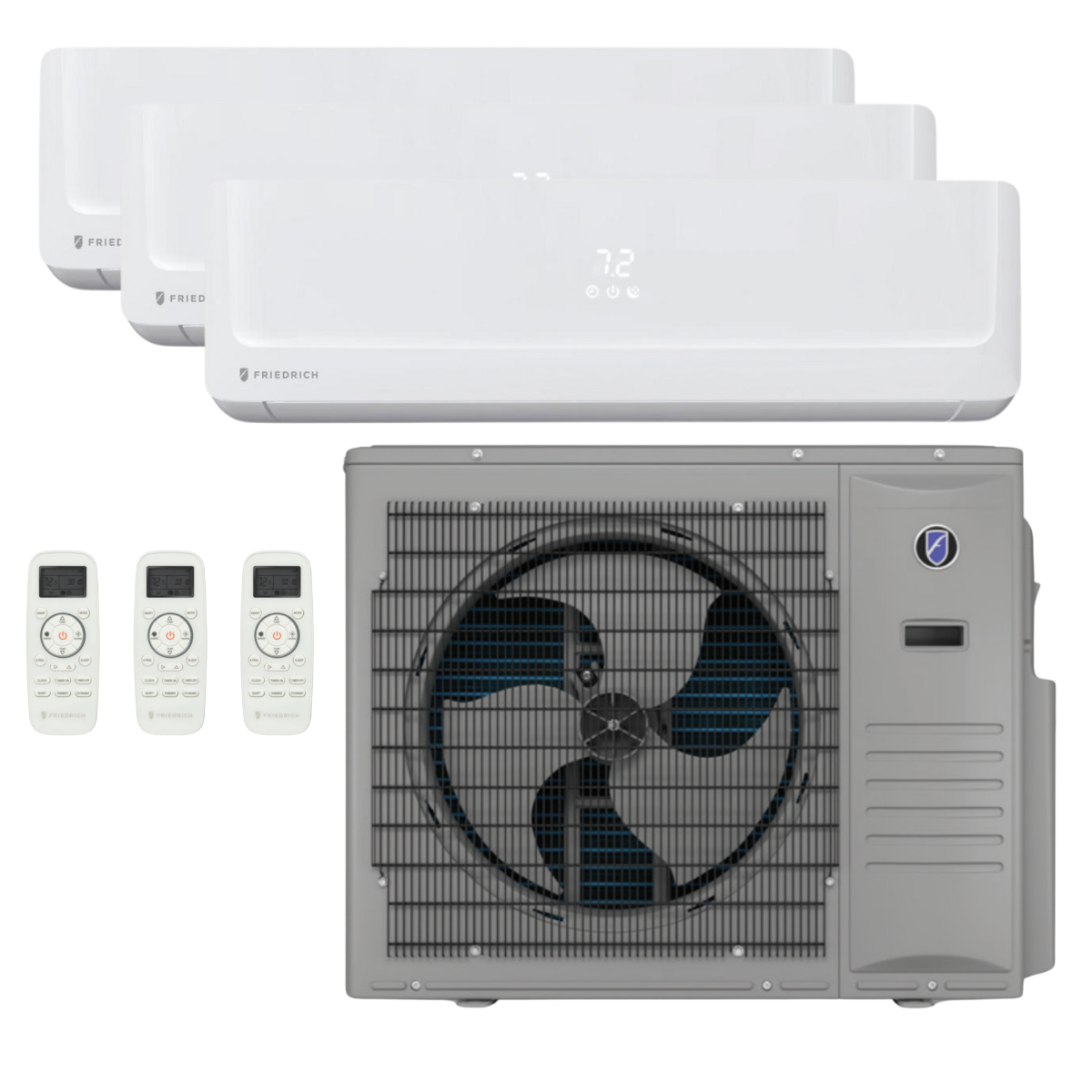 Friedrich Floating Air 27000 BTU Tri-Zone Mini Split - Main