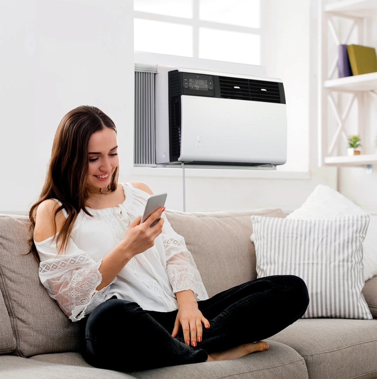 Friedrich Kuhl 8,000 BTU Smart Wi-Fi Window & Wall Air Conditioner - lifestyle 1